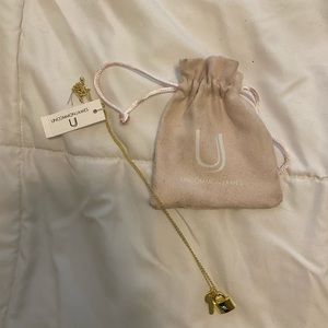 Uncommon James lock and key necklace